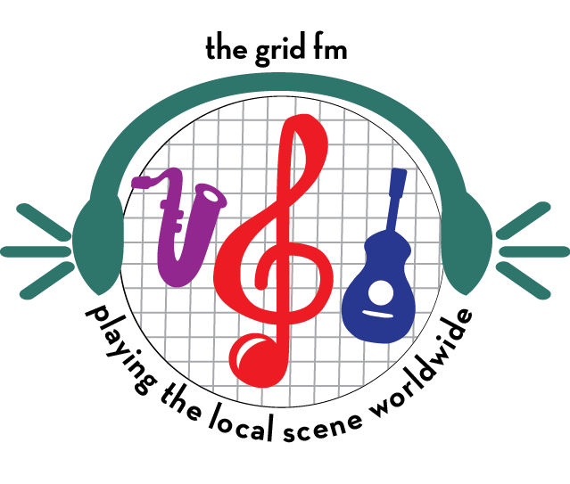 Our logo shows a globe wearing a microphone headset along with treble clefs, saxophone and guitar